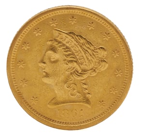 1861 $2 1/2 Liberty Gold Coin