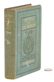 HG Wells, The War of the Worlds First US Edition