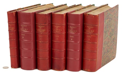 Le Costume Historique by Racinet, 6 Volumes 1888