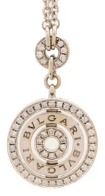 Bulgari 18K Gold & Diamond Necklace