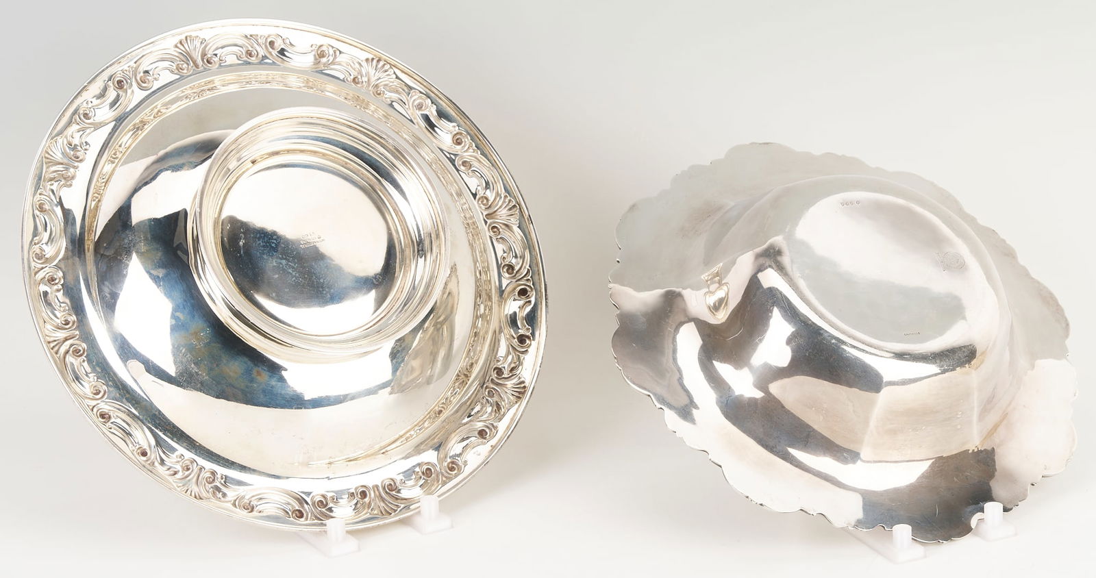 4 Sterling Silver Serving Bowls - 5