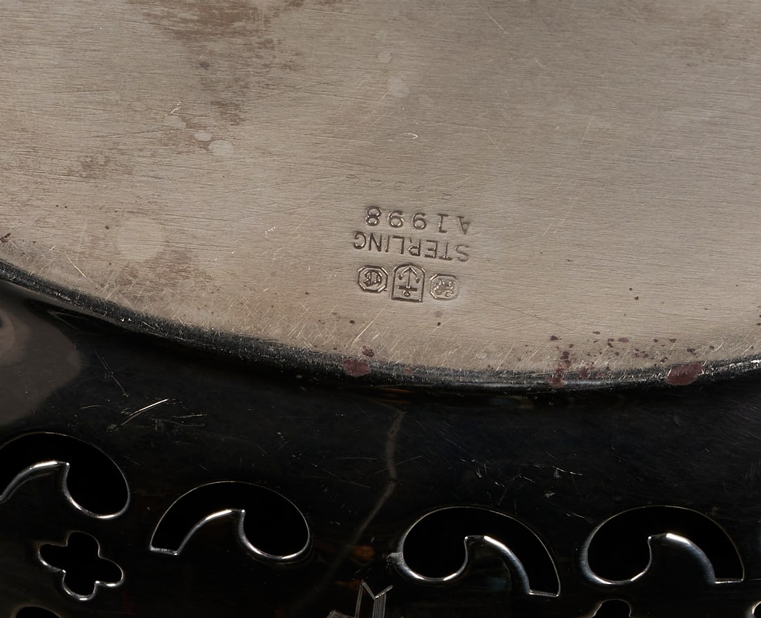 30 pcs Sterling: Nut Dishes, Bread Tray, Towle Chippendale Flatware - 11