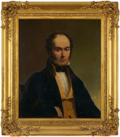 19th C. Oil Portrait, poss. Dr. Forrest, East India Company