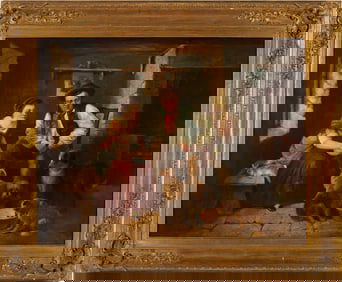 George Hepper English O/C Interior Genre Scene