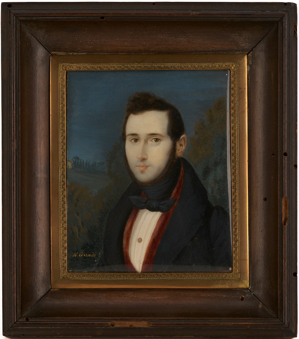 Portrait Miniature, poss. Creole, Nestor Corradi (1 of 8)