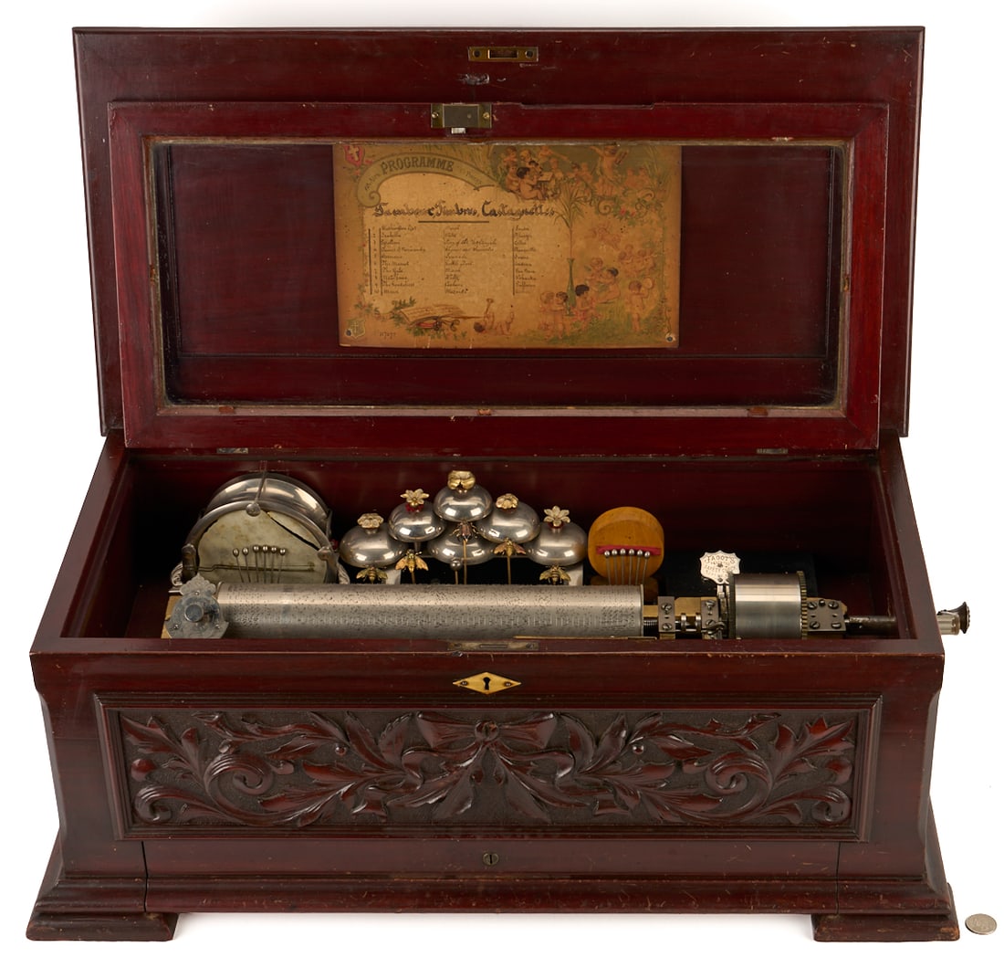 Swiss Jacot's Patent 10 Tune Music Box (1 of 19)