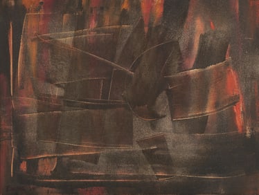 C. Kermit Ewing O/C Abstract Painting, 1959