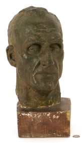 Puryear Mims Portrait Bust of Robert Penn Warren