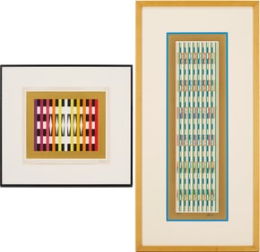 2 Yaacov Agam Signed Serigraphs