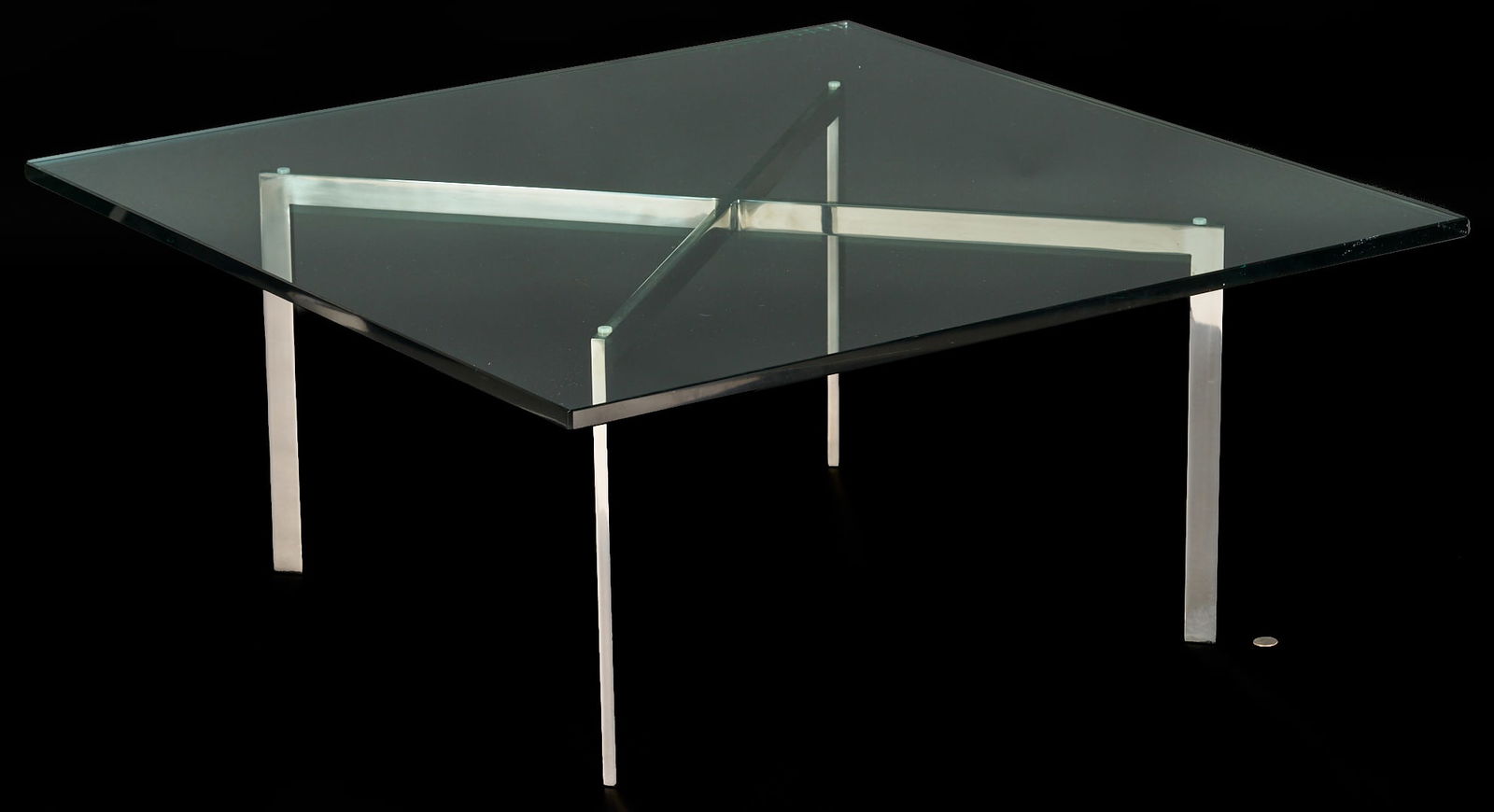 Knoll Barcelona Coffee Table, Mies van der Rohe Design (1 of 8)