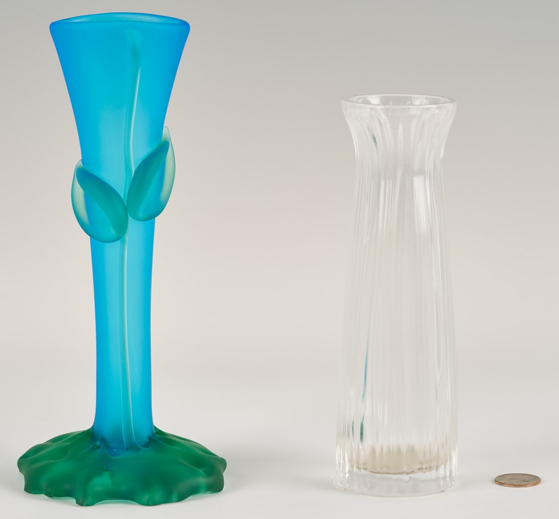 Tommie Rush Flower Vase & Lalique Cylindrical Vase (1 of 10)