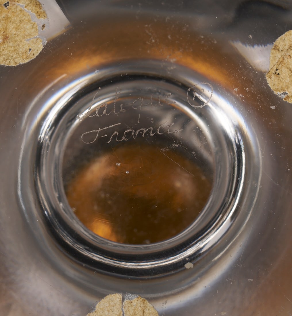 12 Lalique Glass Items, incl. Pin Trays, Perfume Bottles - 16