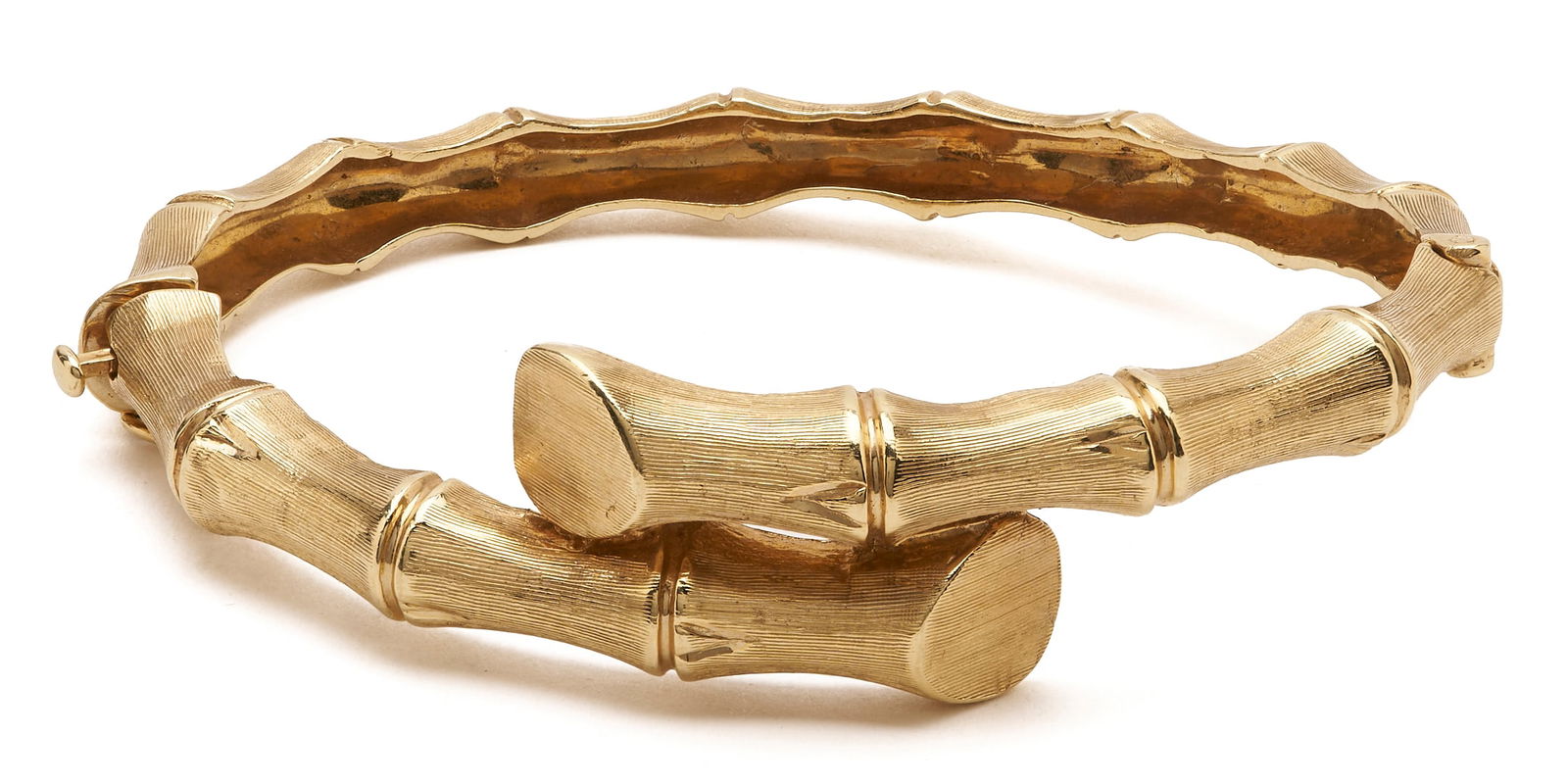 14K Gold Bamboo Bracelet (1 of 7)
