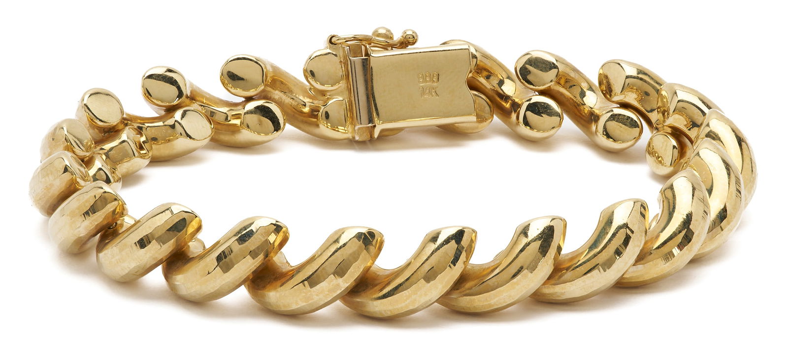 14K Gold San Marco Style Bracelet (1 of 6)