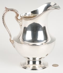 Poole Sterling Silver Water Pitcher