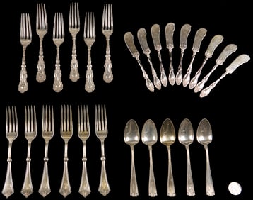 26 Pcs. Early 20th C. Flatware, mostly Gorham