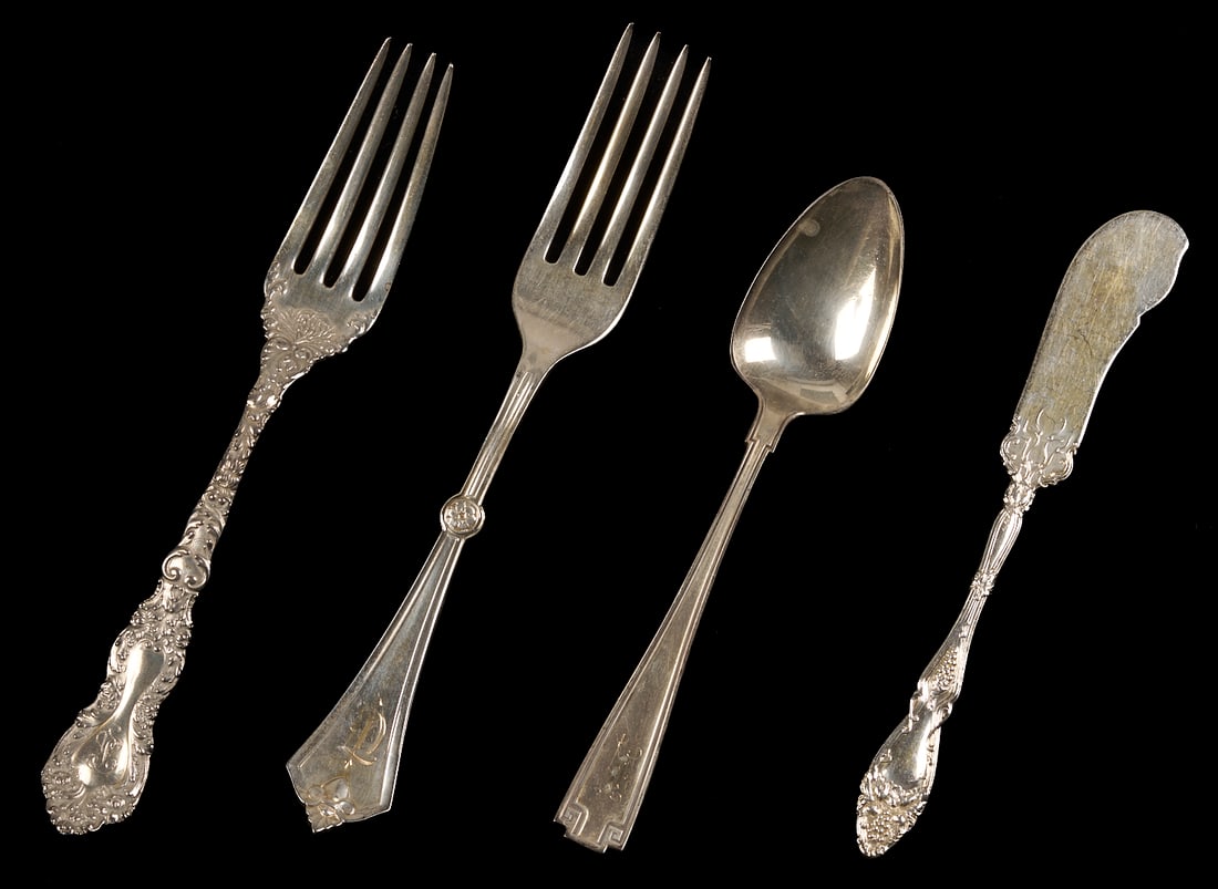 26 Pcs. Early 20th C. Flatware, mostly Gorham - 6