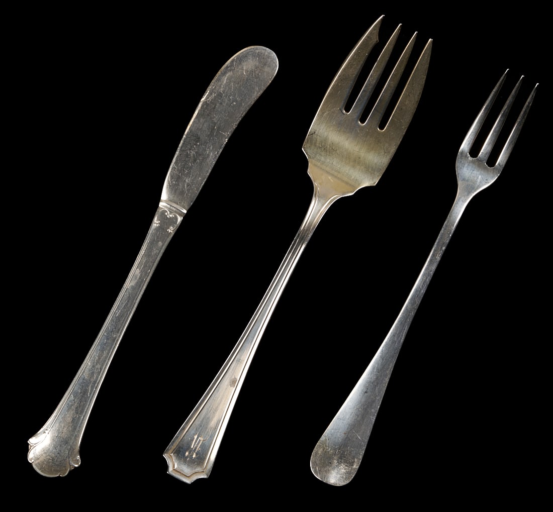 33 Pcs. Assorted Sterling Silver Flatware - 9