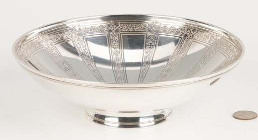Tiffany Sterling NY Yacht Club Trophy Bowl, 1929
