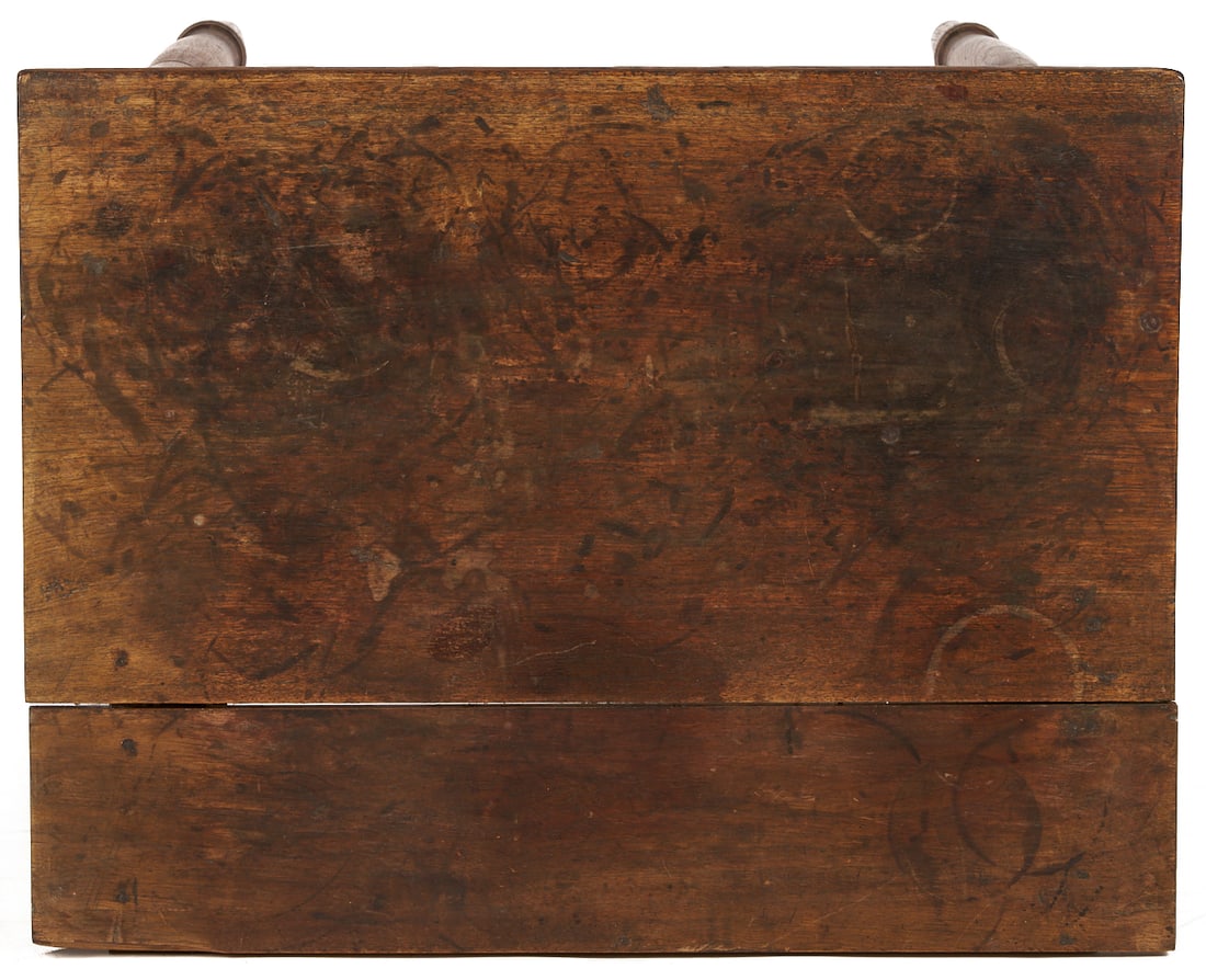 Walnut One Drawer Table - 11