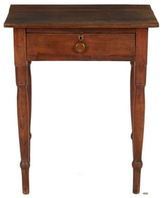 Walnut One Drawer Table