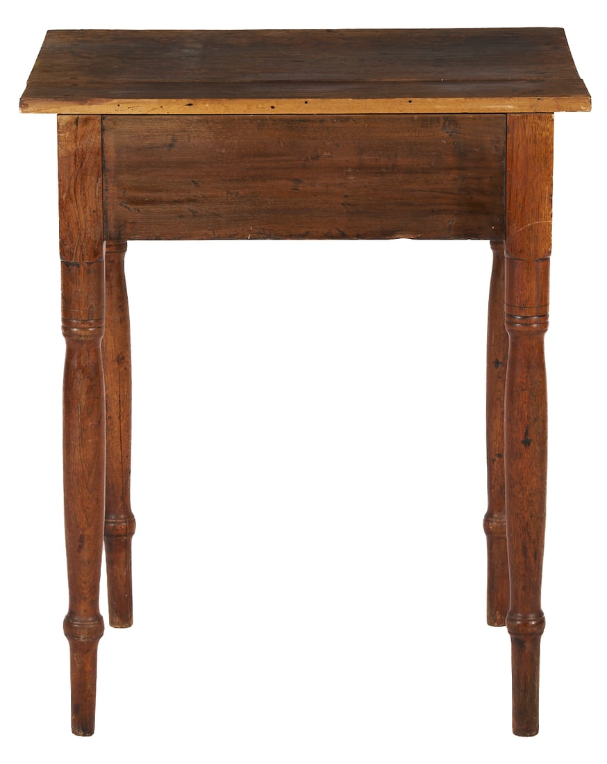 Walnut One Drawer Table - 5