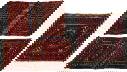 Youmud Saddle Bag, Tekke Bag, & Baluch Bag Face
