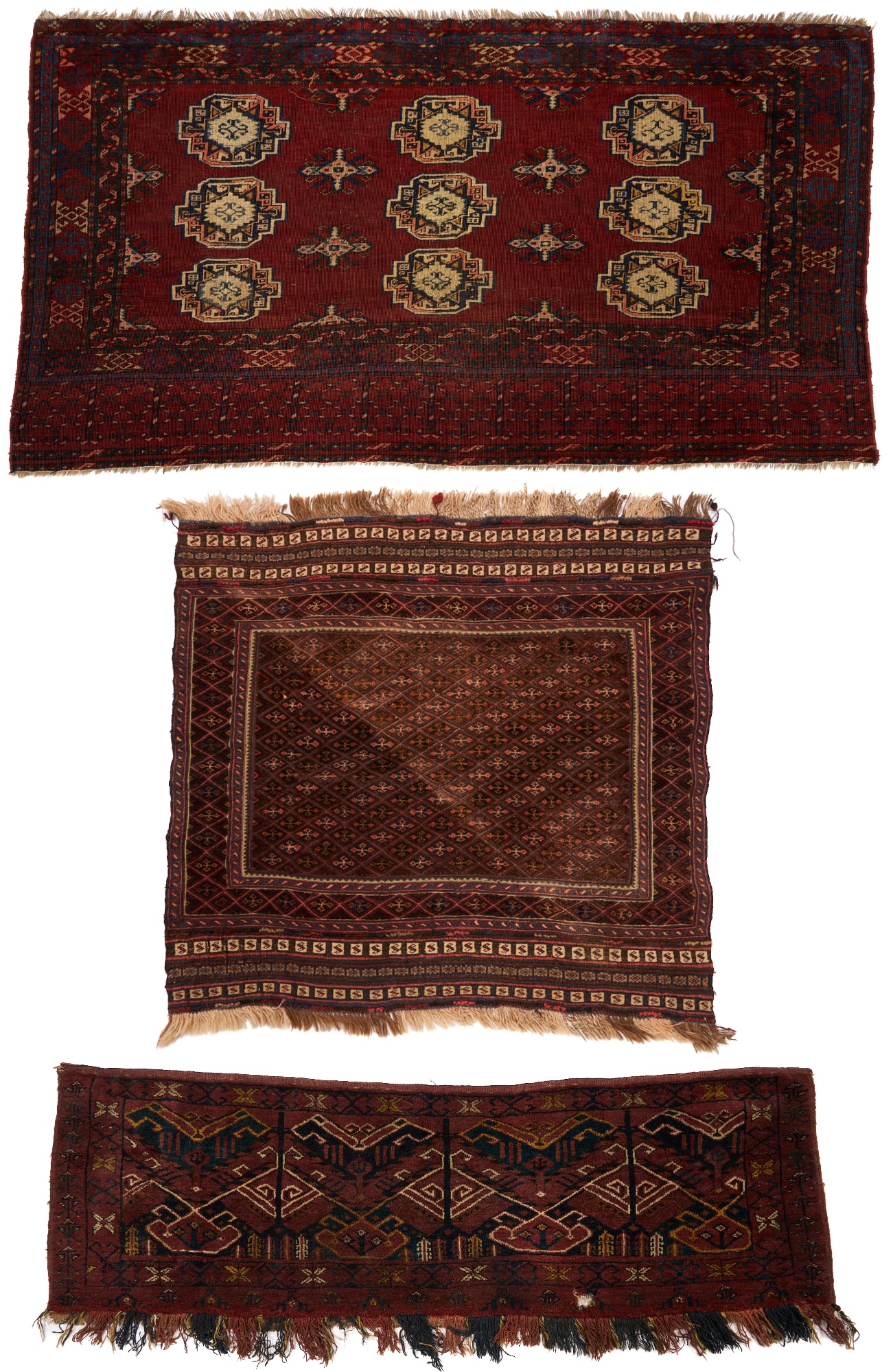 3 Antique Turkman Weavings (1 of 20)