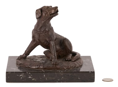 Victor Hayton Bronze Dog Sculpture