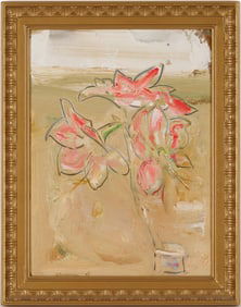 Sterling Strauser O/B Floral Still Life, 1995