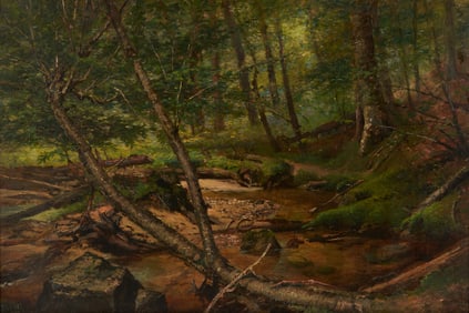 George Albert Frost O/C Forest Landscape