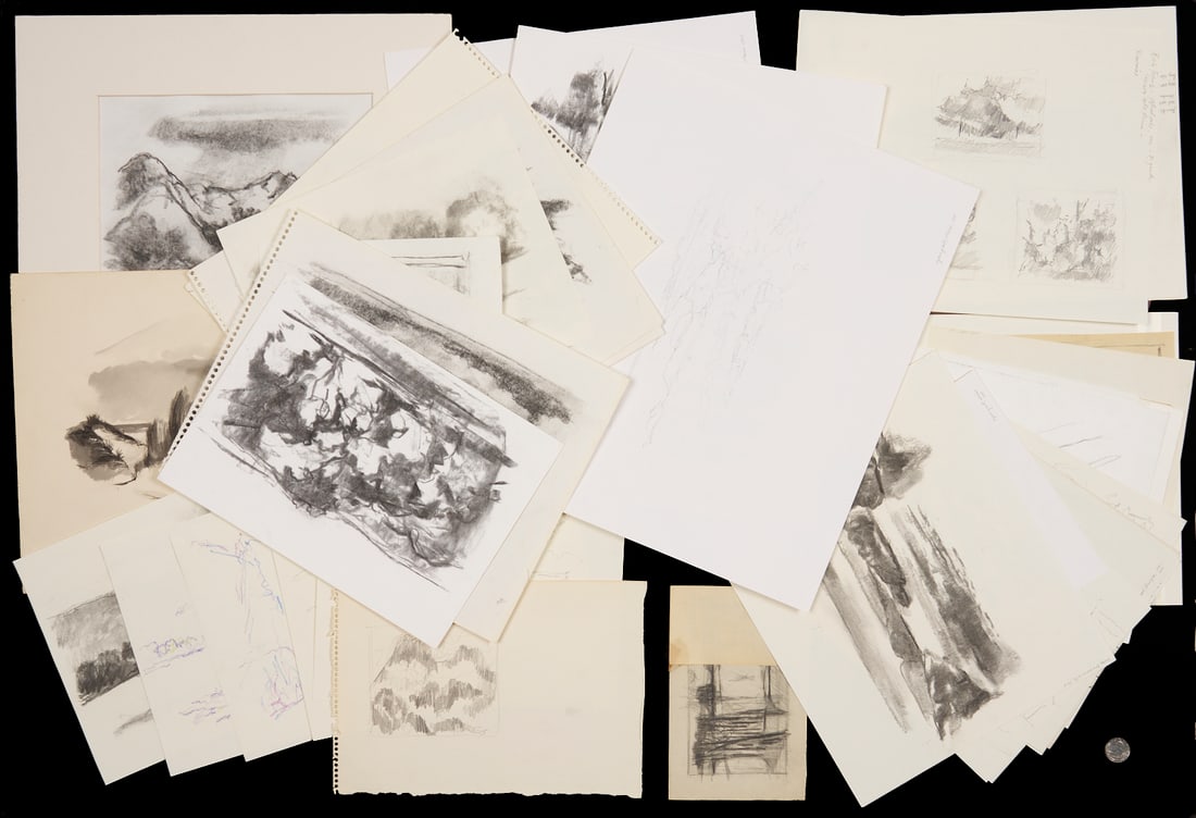 49 George Cress Landscape Drawings Incl. TN & Southern (1 of 11)