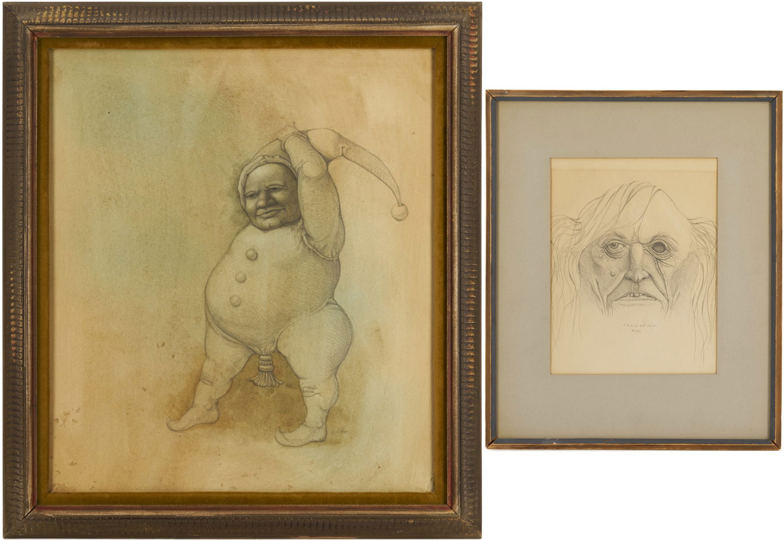 2 Werner Wildner Framed Drawings (1 of 17)