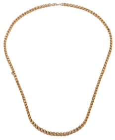 10K Gold Triple Link Necklace