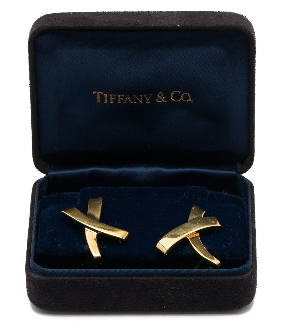 Tiffany & Co. 18K Gold Paloma Picasso Graffiti X Earrings - 2