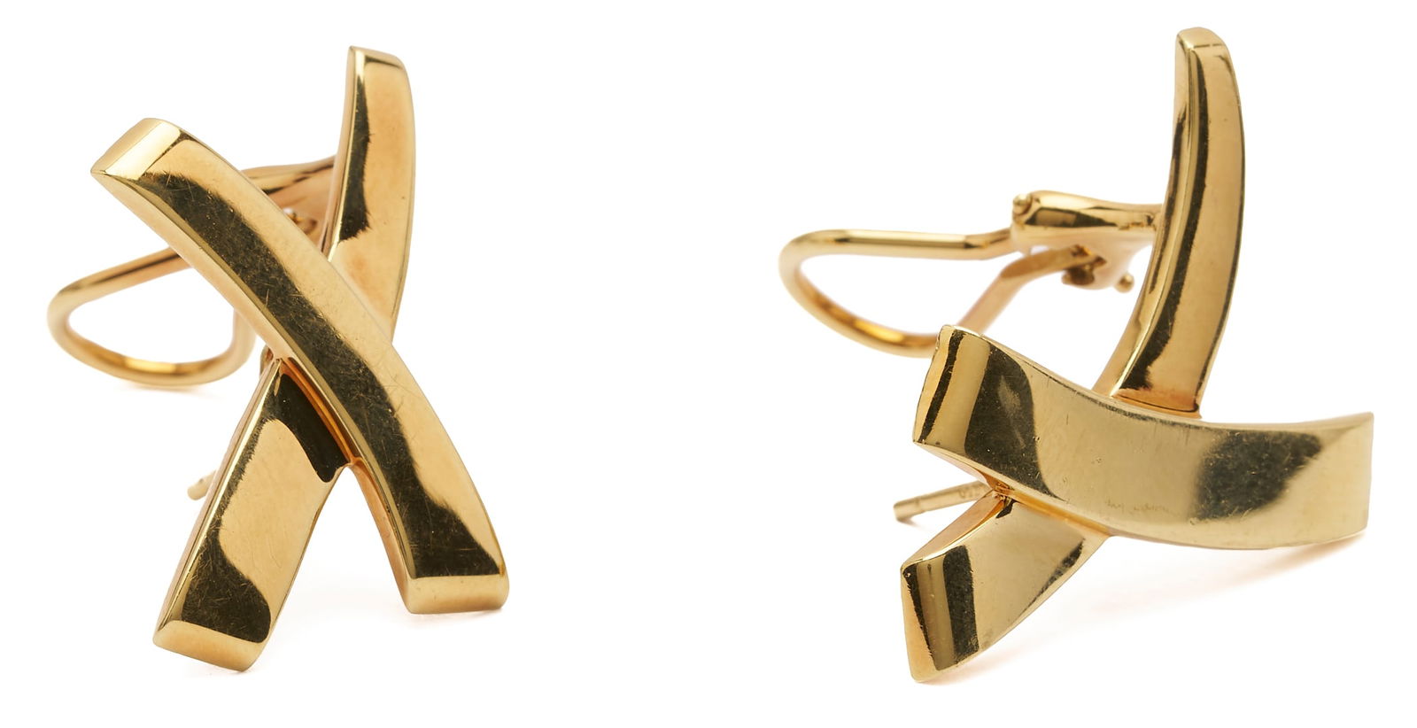 Tiffany & Co. 18K Gold Paloma Picasso Graffiti X Earrings - 5