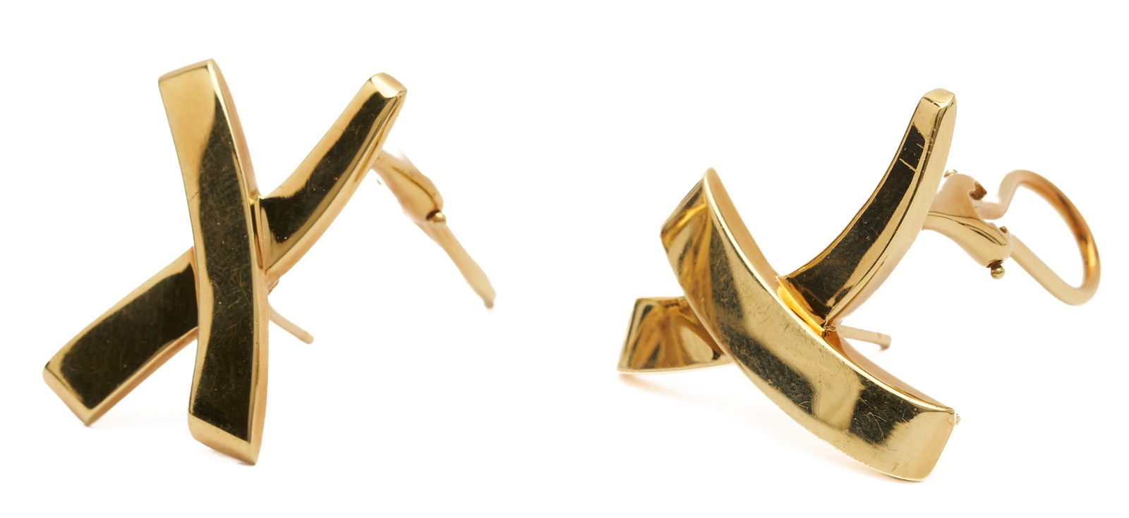 Tiffany & Co. 18K Gold Paloma Picasso Graffiti X Earrings - 6