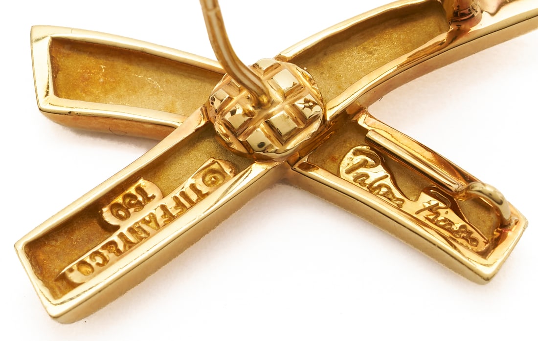 Tiffany & Co. 18K Gold Paloma Picasso Graffiti X Earrings - 8