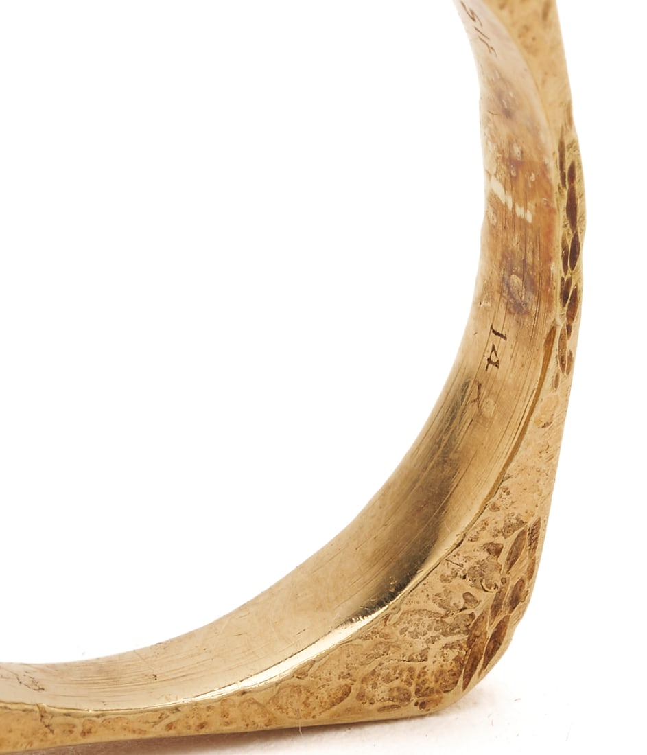 14K Gold, Emerald, Ruby, & Sapphire Ring - 5