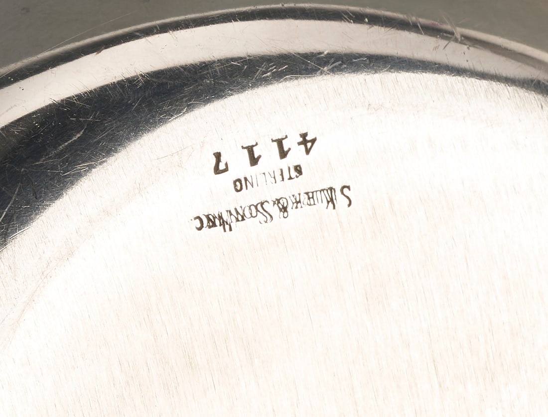 8 Antique Sterling Silver Items incl. Enameled Spoons, Napkin Rings - 13