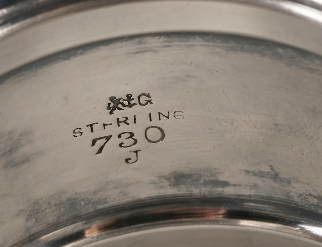 8 Antique Sterling Silver Items incl. Enameled Spoons, Napkin Rings - 20