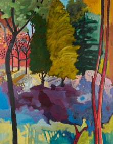 Russell Vogt O/C Wooded Landscape