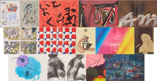 Derriere le Miroir 250 w/ 25 Original Lithographs by Chagall, Miro, Steinberg, Tapies, Etc.