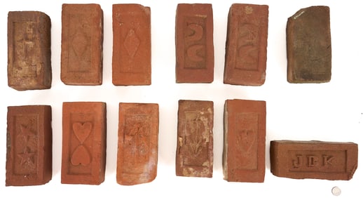 12 James B. Keller TN Folk Art Bricks