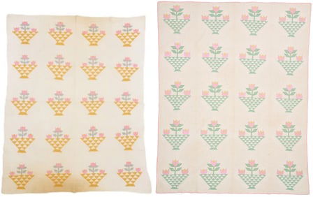2 Southern Pieced Cotton Quilts