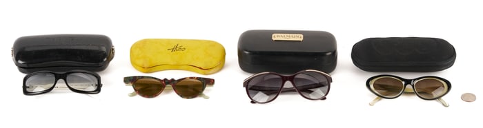 4 Pairs of Sunglasses: Bvlgari, Prada, Theo, Chanel