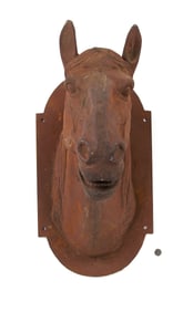 Cast Iron Horse Head Wall Plaque