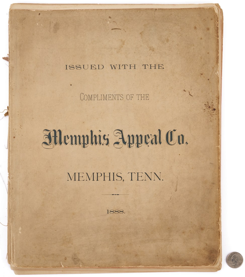 Rare Memphis 1888 Publication: The City of Memphis Illustrated (1 of 10)