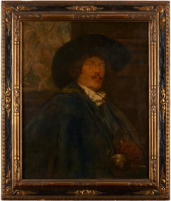 Carlo Kappo O/C Painting of a Cavalier