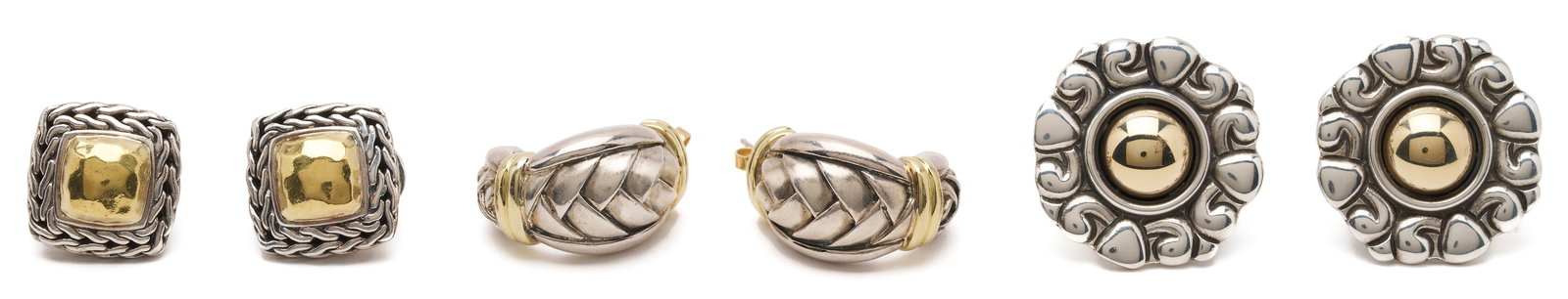 Gold & .925 Silver John Hardy, James Avery, Scott Kay Earrings (1 of 12)